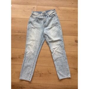 Madewell The Curvy Perfect Vintage Jean Light Wash High Rise Denim Size 27